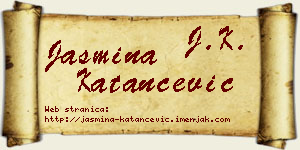 Jasmina Katančević vizit kartica
